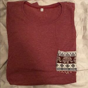 Red XL Koh, Samui, Thailand Elephant T-Shirt